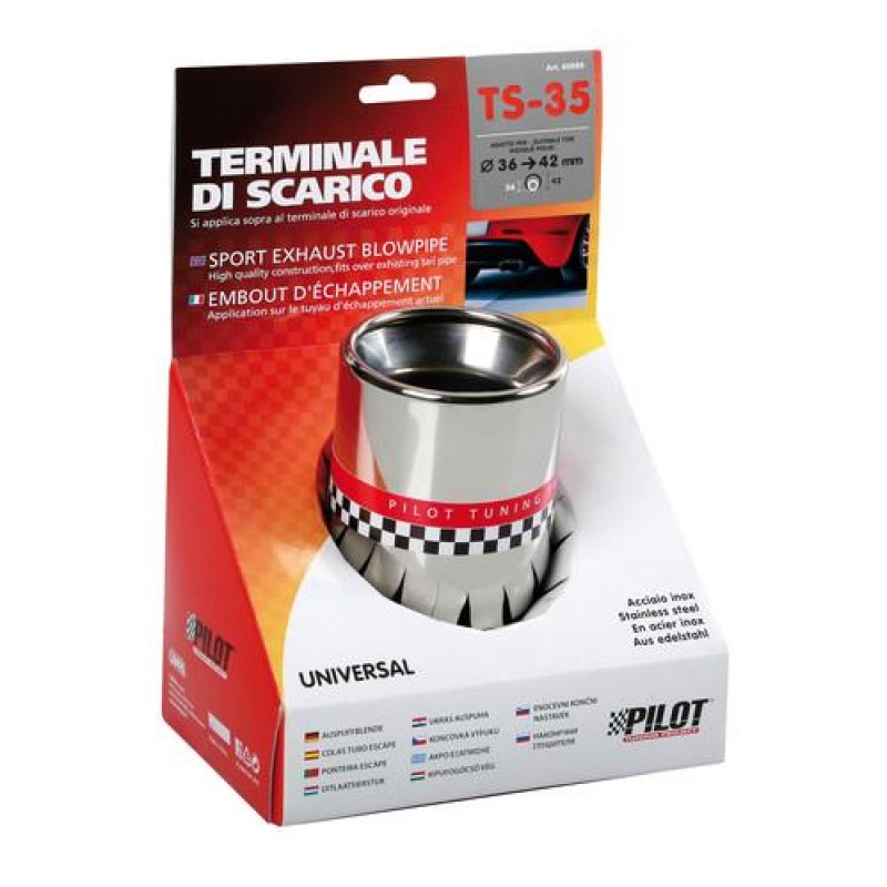 ΑΚΡΟ ΕΞΑΤΜΙΣΗΣ TS-35 Φ 36-42mm - ΣΤΡΟΓΓΥΛΟ - Lampa - L6008.9 ΑΚΡΟ ΕΞΑΤΜΙΣΗΣ TS-35 Φ 36-42mm - ΣΤΡΟΓΓΥΛΟ - Lampa - L6008.9