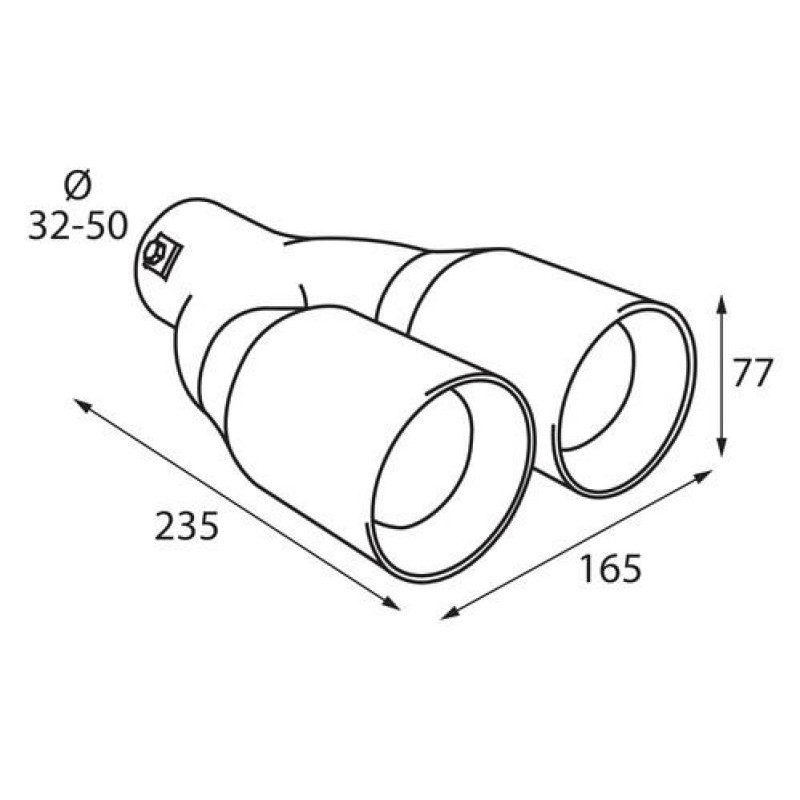 ΑΚΡΟ ΕΞΑΤΜΙΣΗΣ TS-46 Φ32-50 - ΔΙΠΛΗ ΑΠΟΛΗΞΗ - Lampa - L6009.7 ΑΚΡΟ ΕΞΑΤΜΙΣΗΣ TS-46 Φ32-50 - ΔΙΠΛΗ ΑΠΟΛΗΞΗ - Lampa - L6009.7