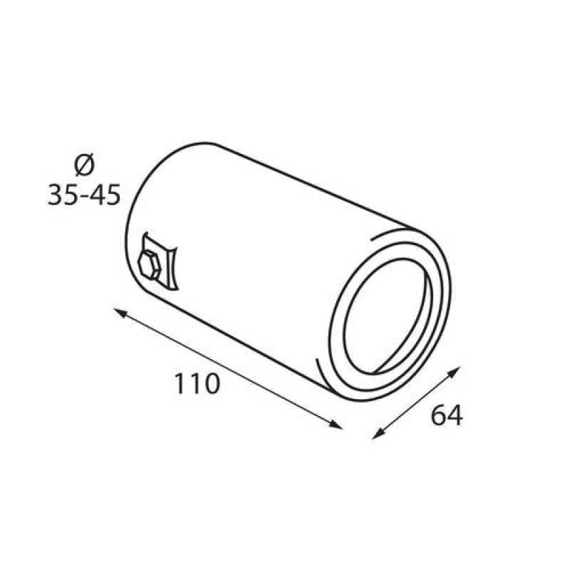 ΑΚΡΟ ΕΞΑΤΜΙΣΗΣ TS-54 Φ 35-45mm - Lampa - L6010.6 ΑΚΡΟ ΕΞΑΤΜΙΣΗΣ TS-54 Φ 35-45mm - Lampa - L6010.6
