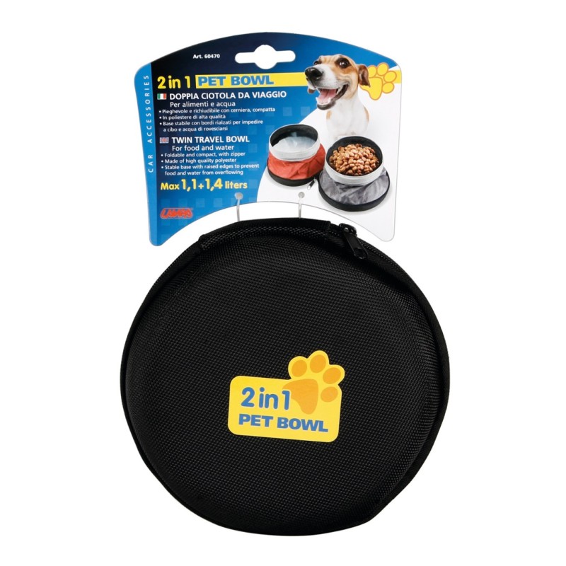 ΤΑΪΣΤΡΑ/ΜΠΟΛ ΤΑΞΙΔΙΟΥ PET BOWL 2 ΣΕ 1 1100+1400 ml ΓΙΑ ΣΚΥΛΟΥΣ/ΓΑΤΕΣ/ΚΑΤΟΙΚΙΔΙΑ ΖΩΑ (ΑΝΑΔΙΠΛΟΥΜΕΝΗ/ΠΟΛΥΕΣΤΕΡΑΣ) - Lampa - L6047.0 ΤΑΪΣΤΡΑ/ΜΠΟΛ ΤΑΞΙΔΙΟΥ PET BOWL 2 ΣΕ 1 1100+1400 ml ΓΙΑ ΣΚΥΛΟΥΣ/ΓΑΤΕΣ/ΚΑΤΟΙΚΙΔΙΑ ΖΩΑ (ΑΝΑΔΙΠΛΟΥΜΕΝΗ/ΠΟΛΥΕΣΤΕΡΑΣ) - Lampa - L6047.0