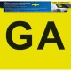 ΓΡΑΜΜΑΤΑ GA ΣΕ ΚΙΤΡΙΝΟ ΠΛΑΙΣΙΟ ΓΙΑ ΠΙΣΩ - Lampa - L6536.0 ΓΡΑΜΜΑΤΑ GA ΣΕ ΚΙΤΡΙΝΟ ΠΛΑΙΣΙΟ ΓΙΑ ΠΙΣΩ - Lampa - L6536.0