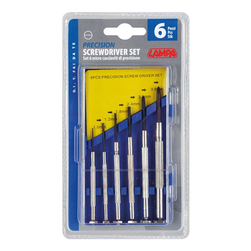 ΚΑΤΣΑΒΙΔΙΑ ΑΚΡΙΒΕΙΑΣ(+/-) 1,0/1,2/1,8/2,4/3,0/3,5mm ΣΕ ΚΑΣΕΤΙΝΑ ΠΛΑΣΤΙΚΗ LAMPA - ΣΕΤ 6 ΤΕΜΑΧΙΩΝ - Lampa - L6601.0 ΚΑΤΣΑΒΙΔΙΑ ΑΚΡΙΒΕΙΑΣ(+/-) 1,0/1,2/1,8/2,4/3,0/3,5mm ΣΕ ΚΑΣΕΤΙΝΑ ΠΛΑΣΤΙΚΗ LAMPA - ΣΕΤ 6 ΤΕΜΑΧΙΩΝ - Lampa - L6601.0