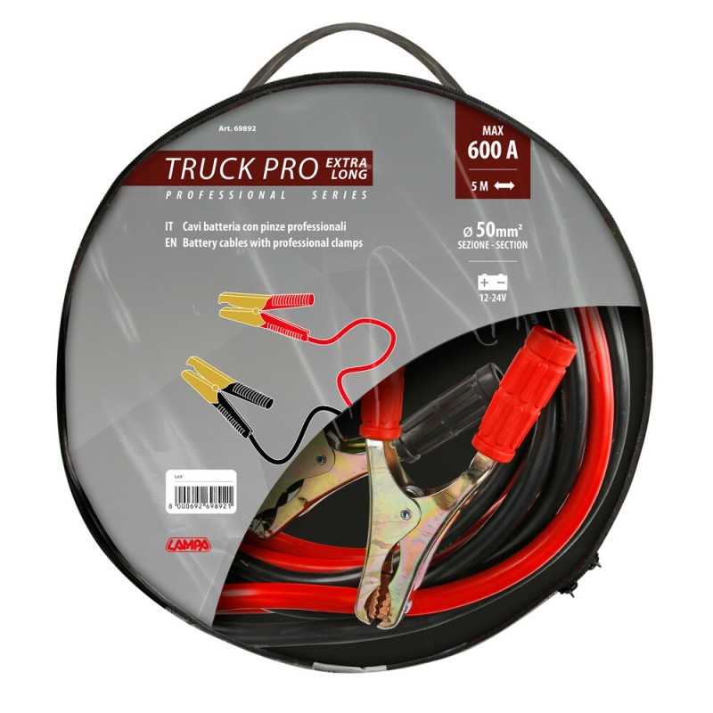 ΡΕΥΜΑΤΟΔΟΤΕΣ PROFESSIONAL SERIES TRUCK PRO EXTRA LONG 600A 500cm LAMPA - 1 ΤΕΜ. - Lampa - L6989.2 ΡΕΥΜΑΤΟΔΟΤΕΣ PROFESSIONAL SERIES TRUCK PRO EXTRA LONG 600A 500cm LAMPA - 1 ΤΕΜ. - Lampa - L6989.2