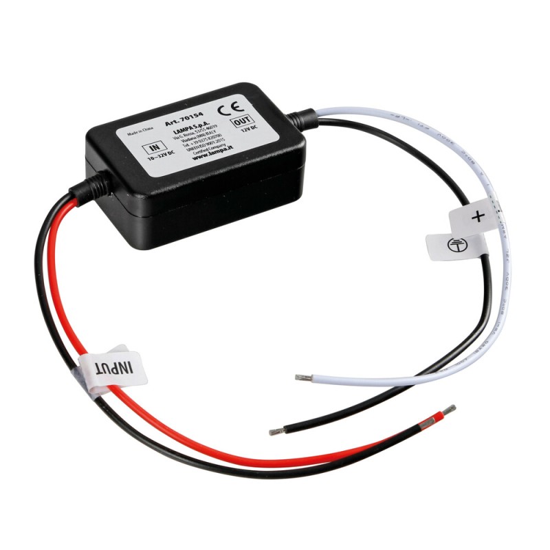 ΣΤΑΘΕΡΟΠΟΙΗΤΗΣ ΤΑΣΗΣ 10-32V DC-12 DC 8A 55x35x20mm IP65 LAMPA - 1 ΤΕΜ. - Lampa - L7015.4