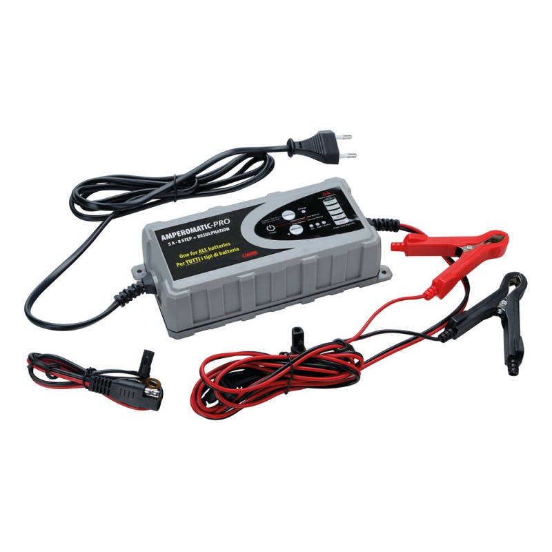 ΦΟΡΤΙΣΤΗΣ ΜΠΑΤΑΡΙΑΣ AMPEROMATIC PRO 12V 5A 12>120Ah GEL/STD/SMF/AGM/EFB/LiFePo4 - Lampa - L7019.9 ΦΟΡΤΙΣΤΗΣ ΜΠΑΤΑΡΙΑΣ AMPEROMATIC PRO 12V 5A 12>120Ah GEL/STD/SMF/AGM/EFB/LiFePo4 - Lampa - L7019.9