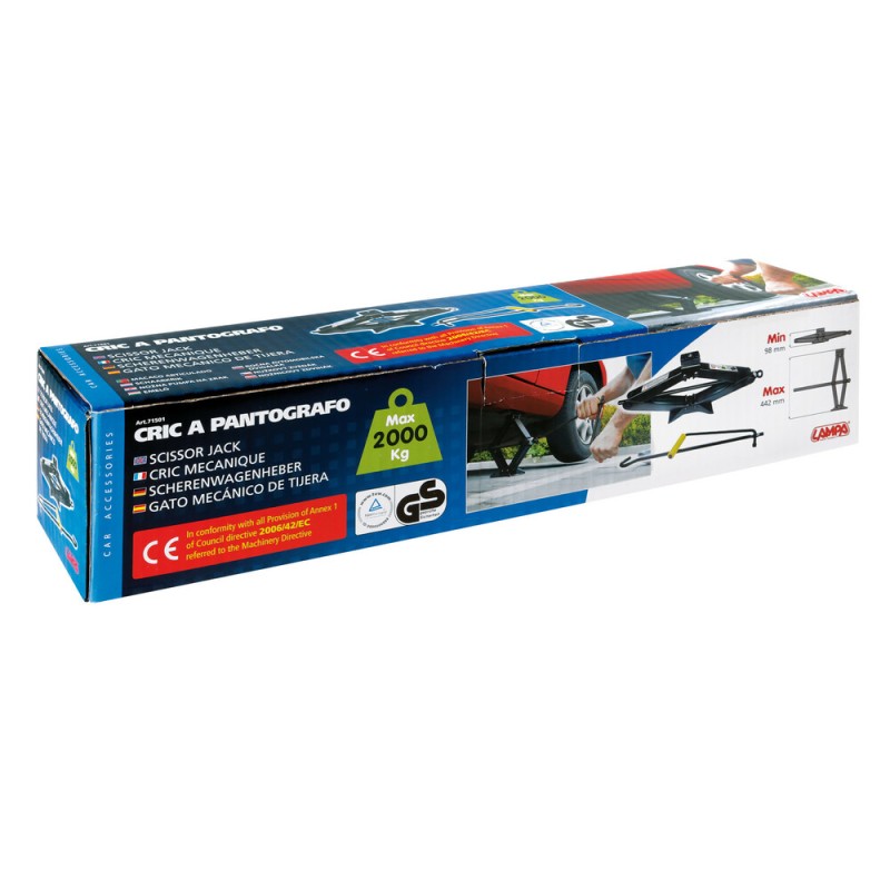 ΓΡΥΛΟΣ ΜΗΧΑΝΙΚΟΣ 2 ΤΟΝΩΝ 2.000KG ΓΙΑ SUV/4x4 98mm-442mm - Lampa - L7150.1 ΓΡΥΛΟΣ ΜΗΧΑΝΙΚΟΣ 2 ΤΟΝΩΝ 2.000KG ΓΙΑ SUV/4x4 98mm-442mm - Lampa - L7150.1