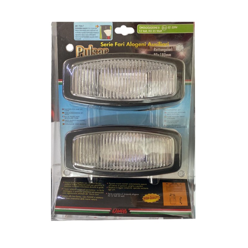ΠΡΟΒΟΛΕΙΣ ΤΕΤΡΑΓΩΝΟΙ 12V/H3/55W 180mm PULSAR LAMPA - 2 τεμ - Lampa - L7223.7 ΠΡΟΒΟΛΕΙΣ ΤΕΤΡΑΓΩΝΟΙ 12V/H3/55W 180mm PULSAR LAMPA - 2 τεμ - Lampa - L7223.7