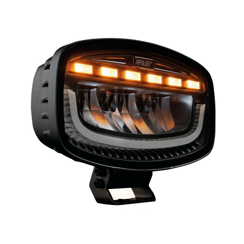 ΠΡΟΒΟΛΕΑΣ ΜΕ ΠΟΡΤΟΚΑΛΙ LED ΦΛΑΣ GLARE OVAL-PRO DEMON LINE 10>30V 51 LED 60W 3500lm 247x175x93mm LAMPA - 1 ΤΕΜ. - Lampa - L7237.5