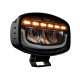 ΠΡΟΒΟΛΕΑΣ ΜΕ ΠΟΡΤΟΚΑΛΙ LED ΦΛΑΣ GLARE OVAL-PRO DEMON LINE 10>30V 51 LED 60W 3500lm 247x175x93mm LAMPA - 1 ΤΕΜ. - Lampa - L7237.5