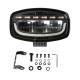 ΠΡΟΒΟΛΕΑΣ ΜΕ ΠΟΡΤΟΚΑΛΙ LED ΦΛΑΣ GLARE OVAL-PRO DEMON LINE 10>30V 51 LED 60W 3500lm 247x175x93mm LAMPA - 1 ΤΕΜ. - Lampa - L7237.5