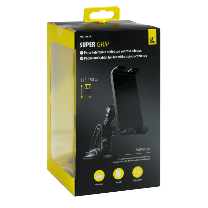 ΒΑΣΗ ΚΙΝΗΤΟΥ/ TABLET SUPER GRIP SILVER LINE (ΤΑΜΠΛΟ & ΠΑΡΜΠΡΙΖ - ME BENTOYZA - 360 ΜΟΙΡΕΣ 125>180mm) - 1 TEM. - Lampa - L7253.8/T ΒΑΣΗ ΚΙΝΗΤΟΥ/ TABLET SUPER GRIP SILVER LINE (ΤΑΜΠΛΟ & ΠΑΡΜΠΡΙΖ - ME BENTOYZA - 360 ΜΟΙΡΕΣ 125>180mm) - 1 TEM. - Lampa - L7253.8/T
