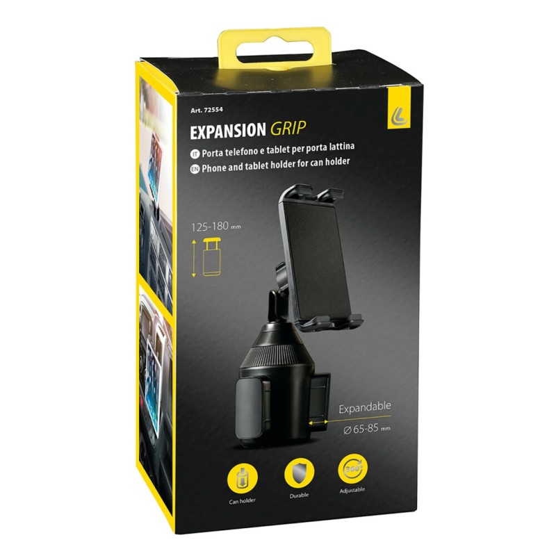 ΒΑΣΗ ΚΙΝΗΤΟΥ / TABLET 125-180mm EXPANSION GRIP ΓΙΑ ΠΟΤΗΡΟΘΗΚΗ ΔΙΑΜΕΤΡΟΥ 65-85mm - Lampa - L7255.4 ΒΑΣΗ ΚΙΝΗΤΟΥ / TABLET 125-180mm EXPANSION GRIP ΓΙΑ ΠΟΤΗΡΟΘΗΚΗ ΔΙΑΜΕΤΡΟΥ 65-85mm - Lampa - L7255.4