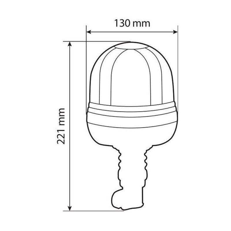 ΦΑΡΟΣ ΠΕΡΙΣΤΡΕΦΟΜΕΝΟΣ 16LED RL-10 9-32V 3 ΛΕΙΤΟΥΡΓΙΩΝ ΒΙΔΩΤΟΣ ΕΛΑΣΤΙΚΟΣ ΠΟΡΤΟΚΑΛΙ 130x221mm - Lampa - L7289.8 ΦΑΡΟΣ ΠΕΡΙΣΤΡΕΦΟΜΕΝΟΣ 16LED RL-10 9-32V 3 ΛΕΙΤΟΥΡΓΙΩΝ ΒΙΔΩΤΟΣ ΕΛΑΣΤΙΚΟΣ ΠΟΡΤΟΚΑΛΙ 130x221mm - Lampa - L7289.8