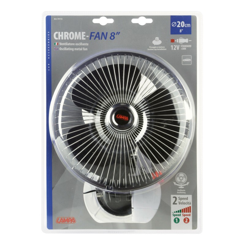 ΑΝΕΜΙΣΤΗΡΑΣ CHROME FAN 12V/16W (ΜΕ ΦΙΣ ΑΝΑΠΤΗΡΑ ΚΑΙ ΒΕΝΤΟΥΖΑ - Φ 20 cm) - Lampa - L7311.2 ΑΝΕΜΙΣΤΗΡΑΣ CHROME FAN 12V/16W (ΜΕ ΦΙΣ ΑΝΑΠΤΗΡΑ ΚΑΙ ΒΕΝΤΟΥΖΑ - Φ 20 cm) - Lampa - L7311.2