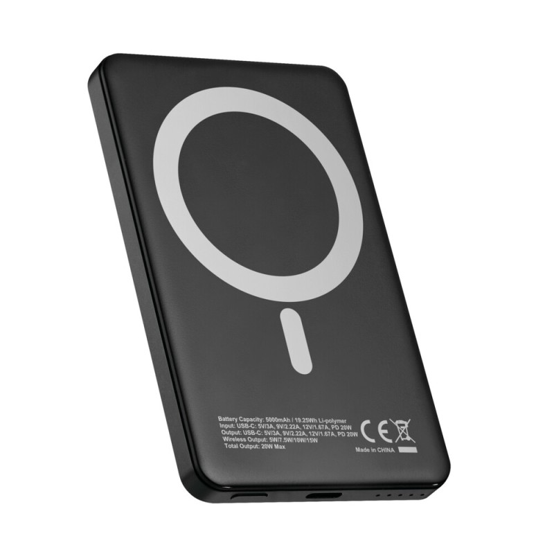 Μαγνητικός, Φορητός Φορτιστής - Power bank Mag Power 5000 της σειράς Optiline για Ασύρματη και Ενσύρματη φόρτιση συσκευών με θύρα USB Type C 15W και MagSafe τεχνολογία - Optiline - L9180.9 Μαγνητικός, Φορητός Φορτιστής - Power bank Mag Power 5000 της σειράς Optiline για Ασύρματη και Ενσύρματη φόρτιση συσκευών με θύρα USB Type C 15W και MagSafe τεχνολογία - Optiline - L9180.9