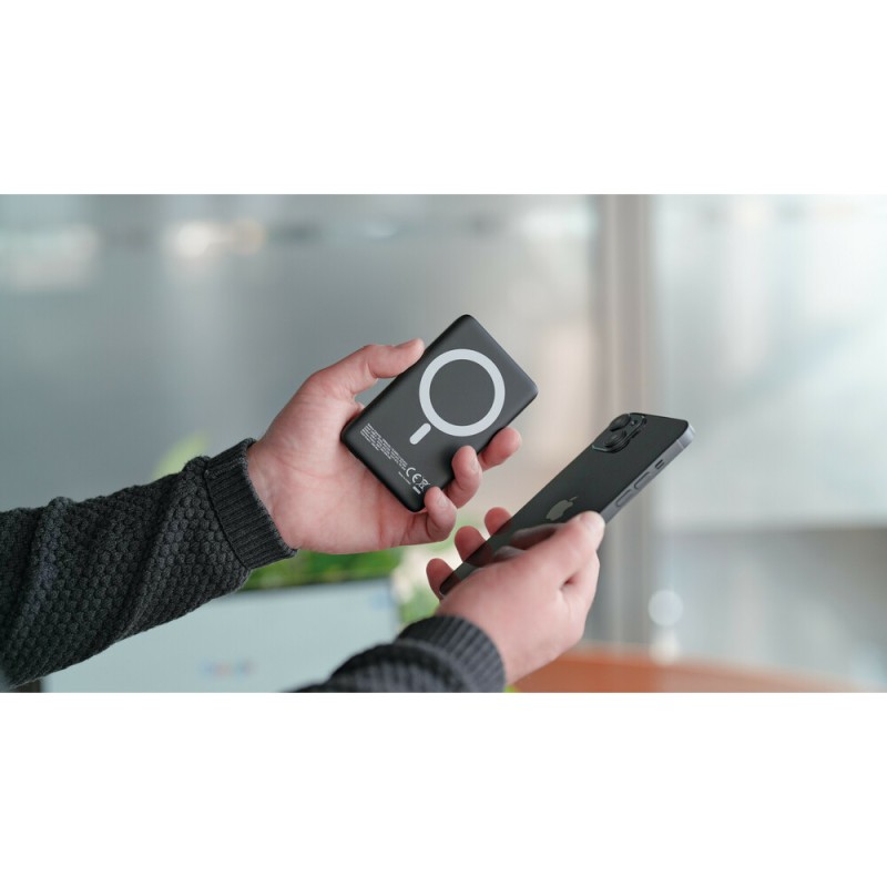 Μαγνητικός, Φορητός Φορτιστής - Power bank Mag Power 5000 της σειράς Optiline για Ασύρματη και Ενσύρματη φόρτιση συσκευών με θύρα USB Type C 15W και MagSafe τεχνολογία - Optiline - L9180.9 Μαγνητικός, Φορητός Φορτιστής - Power bank Mag Power 5000 της σειράς Optiline για Ασύρματη και Ενσύρματη φόρτιση συσκευών με θύρα USB Type C 15W και MagSafe τεχνολογία - Optiline - L9180.9