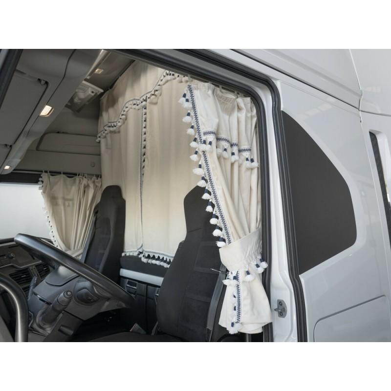 ΚΟΥΡΤΙΝΕΣ ΝΤΑΛΙΚΑΣ LUXURY PRO CABIN ΚΡΕΜ / ΜΠΛΕ ΣΕΤ LAMPA - 8 ΤΕΜ. - Lampa - L9604.2 ΚΟΥΡΤΙΝΕΣ ΝΤΑΛΙΚΑΣ LUXURY PRO CABIN ΚΡΕΜ / ΜΠΛΕ ΣΕΤ LAMPA - 8 ΤΕΜ. - Lampa - L9604.2