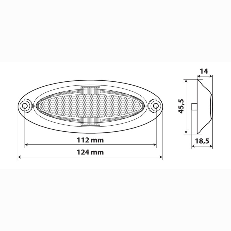 ΦΩΣ ΟΓΚΟΥ 4LED ΛΕΥΚΟ SMD 12/24V 124mm 1ΤΕΜ. - Lampa - L9701.1 ΦΩΣ ΟΓΚΟΥ 4LED ΛΕΥΚΟ SMD 12/24V 124mm 1ΤΕΜ. - Lampa - L9701.1