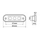 ΦΩΣ ΟΓΚΟΥ 3LED ΛΕΥΚΟ SMD 12/24V 85mm LAMPA - 20ΤΕΜ. - Lampa - L9701.7 ΦΩΣ ΟΓΚΟΥ 3LED ΛΕΥΚΟ SMD 12/24V 85mm LAMPA - 20ΤΕΜ. - Lampa - L9701.7
