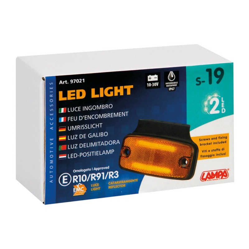 ΦΩΣ ΟΓΚΟΥ S19 4 LED ΠΟΡΤΟΚΑΛΙ 10/30V ΜΕ ΑΝΑΚΛΑΣΤΗΡΑ 114x54 mm 1ΤΕΜ. - Lampa - L9702.1 ΦΩΣ ΟΓΚΟΥ S19 4 LED ΠΟΡΤΟΚΑΛΙ 10/30V ΜΕ ΑΝΑΚΛΑΣΤΗΡΑ 114x54 mm 1ΤΕΜ. - Lampa - L9702.1