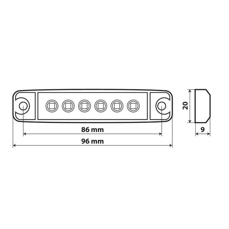 ΦΩΣ ΟΓΚΟΥ 6LED ΛΕΥΚΟ SMD 12/24V 96mm 20ΤΕΜ. - Lampa - L9702.3 ΦΩΣ ΟΓΚΟΥ 6LED ΛΕΥΚΟ SMD 12/24V 96mm 20ΤΕΜ. - Lampa - L9702.3