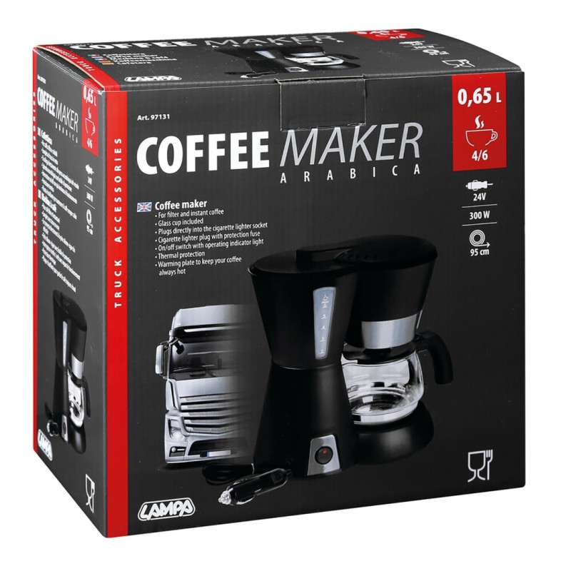 ΚΑΦΕΤΙΕΡΑ ΦΙΛΤΡΟΥ ΓΙΑ ΓΑΛΛΙΚΟ ΚΑΦΕ ARABICA 24V 300W 95CM ΜΕ ΔΟΣΟΜΕΤΡΗΤΗ 4/6 ΚΟΥΠΕΣ 0.65LT ΜΑΥΡΗ/INOX - Lampa - L9713.1 ΚΑΦΕΤΙΕΡΑ ΦΙΛΤΡΟΥ ΓΙΑ ΓΑΛΛΙΚΟ ΚΑΦΕ ARABICA 24V 300W 95CM ΜΕ ΔΟΣΟΜΕΤΡΗΤΗ 4/6 ΚΟΥΠΕΣ 0.65LT ΜΑΥΡΗ/INOX - Lampa - L9713.1