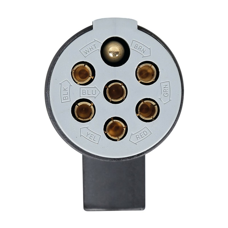 ΠΡΙΖΑ ΚΟΤΣΑΔΟΡΟΥ ΠΛΑΣΤΙΚΗ ΑΣΗΜΙ 24S 24V 7PIN ISO 3731 ΘΗΛΥΚΗ - Lampa - L9715.2