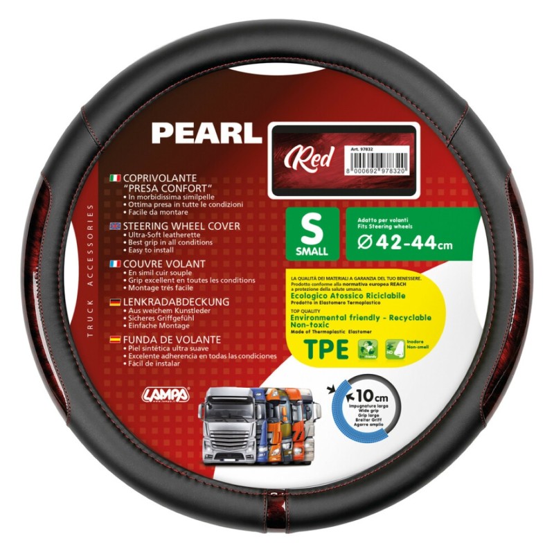 ΚΑΛΥΜΜΑ ΤΙΜΟΝΙΟΥ ΦΟΡΤΗΓΟΥ PEARL RED ΔΕΡΜΑΤΙΝΗ ΜΑΥΡΟ/ΚΟΚΚΙΝΟ (S) 42-44cm ΟΙΚΟΛΟΓΙΚΟ ΚΑΙ ΑΟΣΜΟ - Lampa - L9783.2 ΚΑΛΥΜΜΑ ΤΙΜΟΝΙΟΥ ΦΟΡΤΗΓΟΥ PEARL RED ΔΕΡΜΑΤΙΝΗ ΜΑΥΡΟ/ΚΟΚΚΙΝΟ (S) 42-44cm ΟΙΚΟΛΟΓΙΚΟ ΚΑΙ ΑΟΣΜΟ - Lampa - L9783.2