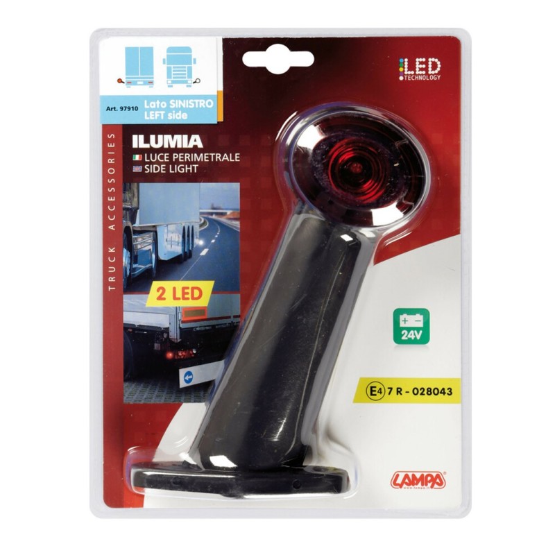 ΦΩΣ ΟΓΚΟΥ ΦΟΡΤΗΓΟΥ ΔΙΠΛΗΣ ΟΨΗΣ ΜΕ 2 LED 24V ΓΙΑ ΑΡΙΣΤΕΡΗ ΠΛΕΥΡΑ ΛΕΥΚΟ/ΚΟΚΚΙΝΟ ΜΕ ΣΤΑΘΕΡΟ ΒΡΑΧΙΟΝΑ 60 ΜΟΙΡΩΝ ILUMIA UNIVERSAL -1ΤΕΜ. - Lampa - L9791.0 ΦΩΣ ΟΓΚΟΥ ΦΟΡΤΗΓΟΥ ΔΙΠΛΗΣ ΟΨΗΣ ΜΕ 2 LED 24V ΓΙΑ ΑΡΙΣΤΕΡΗ ΠΛΕΥΡΑ ΛΕΥΚΟ/ΚΟΚΚΙΝΟ ΜΕ ΣΤΑΘΕΡΟ ΒΡΑΧΙΟΝΑ 60 ΜΟΙΡΩΝ ILUMIA UNIVERSAL -1ΤΕΜ. - Lampa - L9791.0