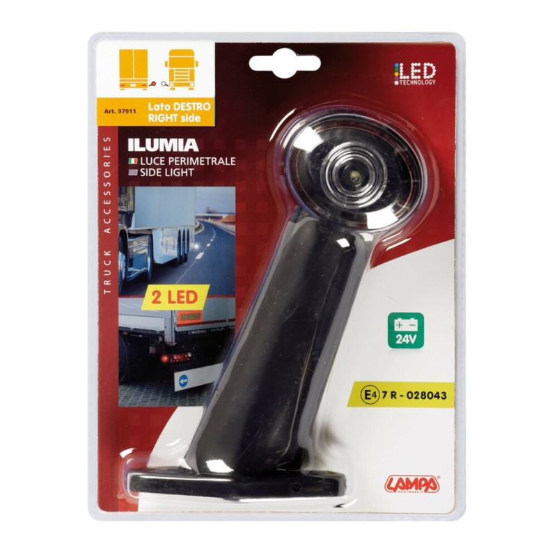 ΦΩΣ ΟΓΚΟΥ ΦΟΡΤΗΓΟΥ ΔΙΠΛΗΣ ΟΨΗΣ ΜΕ 2 LED 24V ΓΙΑ ΔΕΞΙΑ ΠΛΕΥΡΑ ΛΕΥΚΟ/ΚΟΚΚΙΝΟ ΜΕ ΣΤΑΘΕΡΟ ΒΡΑΧΙΟΝΑ 60 ΜΟΙΡΩΝ ILUMIA UNIVERSAL -1ΤΕΜ. - Lampa - L9791.1 ΦΩΣ ΟΓΚΟΥ ΦΟΡΤΗΓΟΥ ΔΙΠΛΗΣ ΟΨΗΣ ΜΕ 2 LED 24V ΓΙΑ ΔΕΞΙΑ ΠΛΕΥΡΑ ΛΕΥΚΟ/ΚΟΚΚΙΝΟ ΜΕ ΣΤΑΘΕΡΟ ΒΡΑΧΙΟΝΑ 60 ΜΟΙΡΩΝ ILUMIA UNIVERSAL -1ΤΕΜ. - Lampa - L9791.1