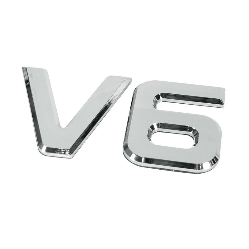 ΜΕΤΑΛΛΙΚΟ ΣΗΜΑ V6 165x92mm 1ΤΕΜ. - Lampa - L9812.0