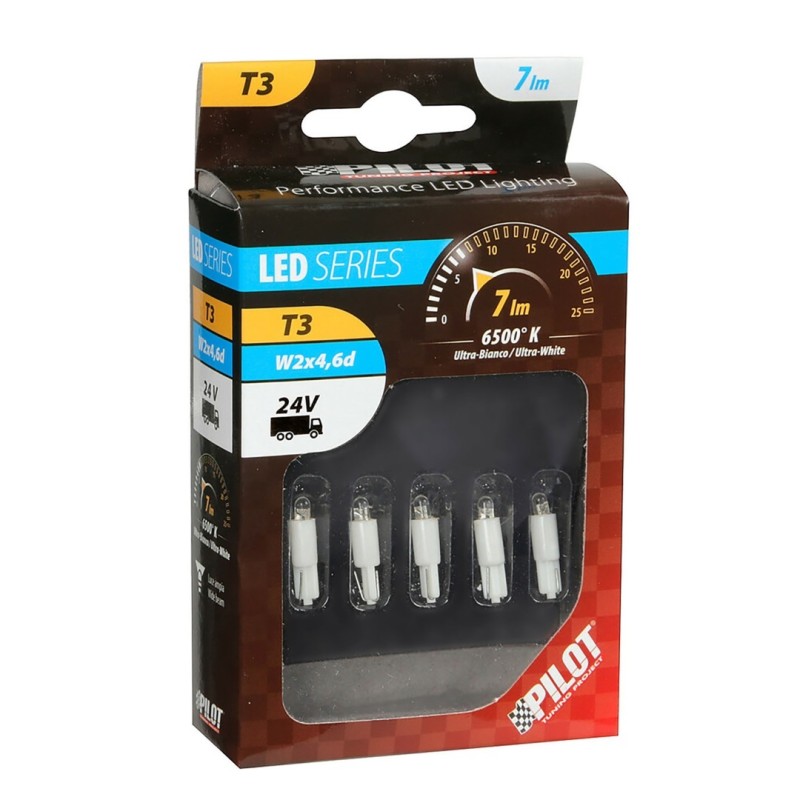 ΛΑΜΠΑΚΙ LED T3 24V W2x4.6d (Λευκό) - Lampa - L9833.6 ΛΑΜΠΑΚΙ LED T3 24V W2x4.6d (Λευκό) - Lampa - L9833.6