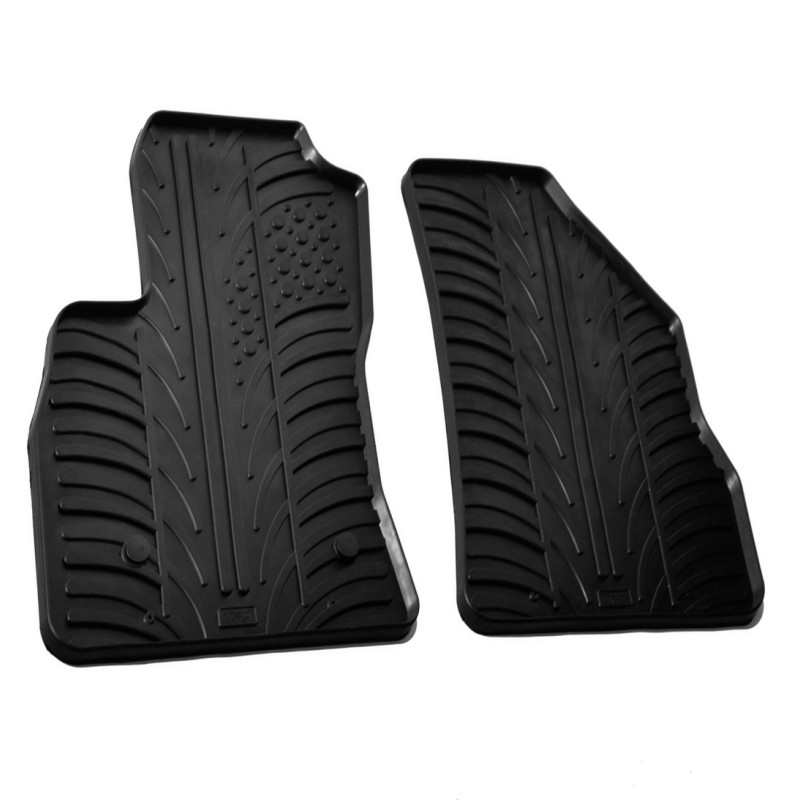 ΜΑΡΚΕ ΠΑΤΑΚΙΑ ΣΕ ΣΚΑΦΗ ΛΑΣΤΙΧΟ ΓΙΑ FIAT DOBLO 01/2010+ / OPEL COMBO 04/2012-2018 SUMISURA ΣΕ ΜΑΥΡΟ ΧΡΩΜΑ ΜΕ ΚΟΥΜΠΩΜΑΤΑ LAMPA - 2 ΤΕΜ. - Lampa - L9840.7