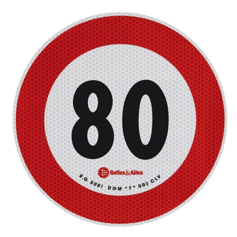 ΣΗΜΑ ΤΑΧΥΤΗΤΑΣ ΧΙΛΙΟΜΕΤΡΩΝ 80km/h ΑΥΤΟΚΟΛΛΗΤΟ - Lampa - L9844.2 ΣΗΜΑ ΤΑΧΥΤΗΤΑΣ ΧΙΛΙΟΜΕΤΡΩΝ 80km/h ΑΥΤΟΚΟΛΛΗΤΟ - Lampa - L9844.2
