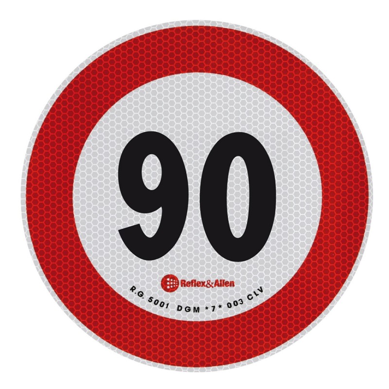 ΣΗΜΑ ΤΑΧΥΤΗΤΑΣ ΧΙΛΙΟΜΕΤΡΩΝ 90km/h ΑΥΤΟΚΟΛΛΗΤΟ - Lampa - L9844.3 ΣΗΜΑ ΤΑΧΥΤΗΤΑΣ ΧΙΛΙΟΜΕΤΡΩΝ 90km/h ΑΥΤΟΚΟΛΛΗΤΟ - Lampa - L9844.3