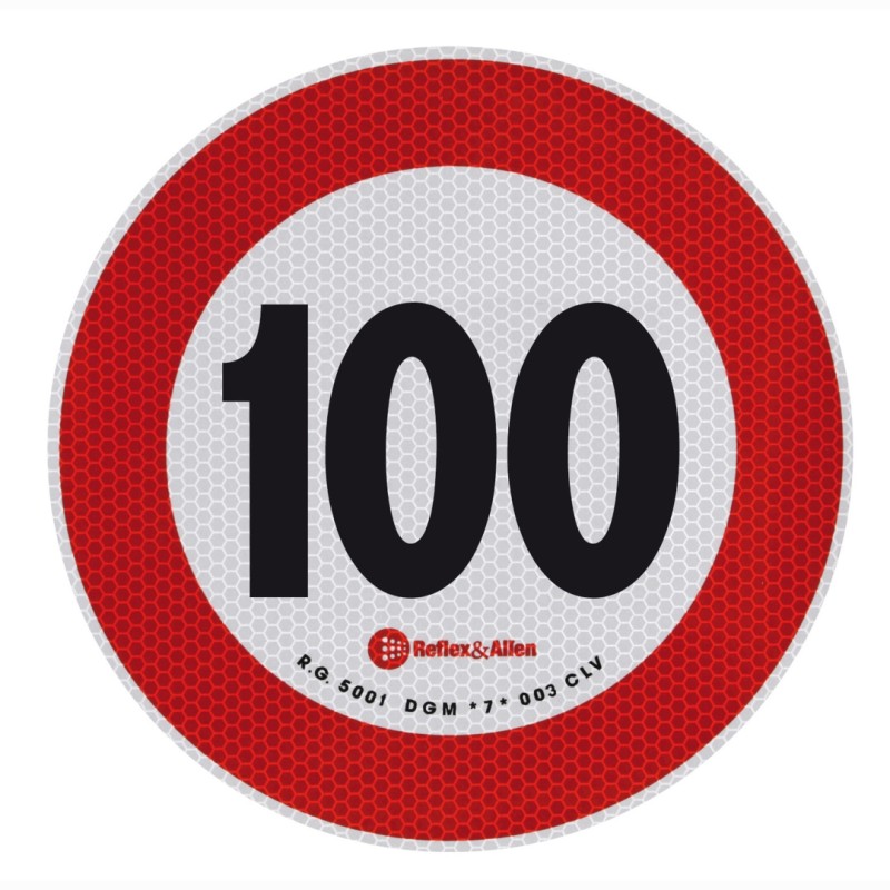 ΣΗΜΑ ΤΑΧΥΤΗΤΑΣ ΧΙΛΙΟΜΕΤΡΩΝ 100km/h ΑΥΤΟΚΟΛΛΗΤΟ - Lampa - L9844.4 ΣΗΜΑ ΤΑΧΥΤΗΤΑΣ ΧΙΛΙΟΜΕΤΡΩΝ 100km/h ΑΥΤΟΚΟΛΛΗΤΟ - Lampa - L9844.4