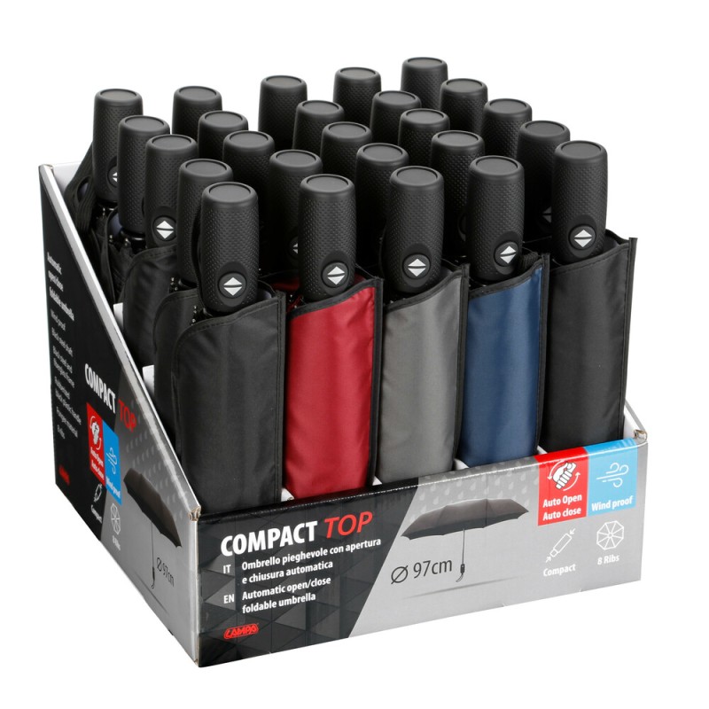 ΟΜΠΡΕΛΕΣ COMPACT TOP Φ97cm ΑΝΤΙΑΝΕΜ ΑΥΤΟΜΑΤΟ ΑΝΟΙΓΜΑ/ΚΛΕΙΣΙΜΟ ΔΙΑΦΟΡΑ ΧΡΩΜΑΤΑ 31x31x24cm ΣΤΑΝΤ - 25 ΤΕΜ - Lampa - L9961.2 ΟΜΠΡΕΛΕΣ COMPACT TOP Φ97cm ΑΝΤΙΑΝΕΜ ΑΥΤΟΜΑΤΟ ΑΝΟΙΓΜΑ/ΚΛΕΙΣΙΜΟ ΔΙΑΦΟΡΑ ΧΡΩΜΑΤΑ 31x31x24cm ΣΤΑΝΤ - 25 ΤΕΜ - Lampa - L9961.2