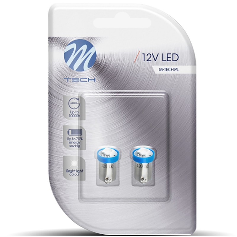 T4W 12V 0,24W BA9s (ΜΙΝΙΟΝ) LED 1xSMD5050 ΜΠΛΕ BLISTER 2ΤΕΜ. M-TECH - M-Tech - LB008B/MT T4W 12V 0,24W BA9s (ΜΙΝΙΟΝ) LED 1xSMD5050 ΜΠΛΕ BLISTER 2ΤΕΜ. M-TECH - M-Tech - LB008B/MT