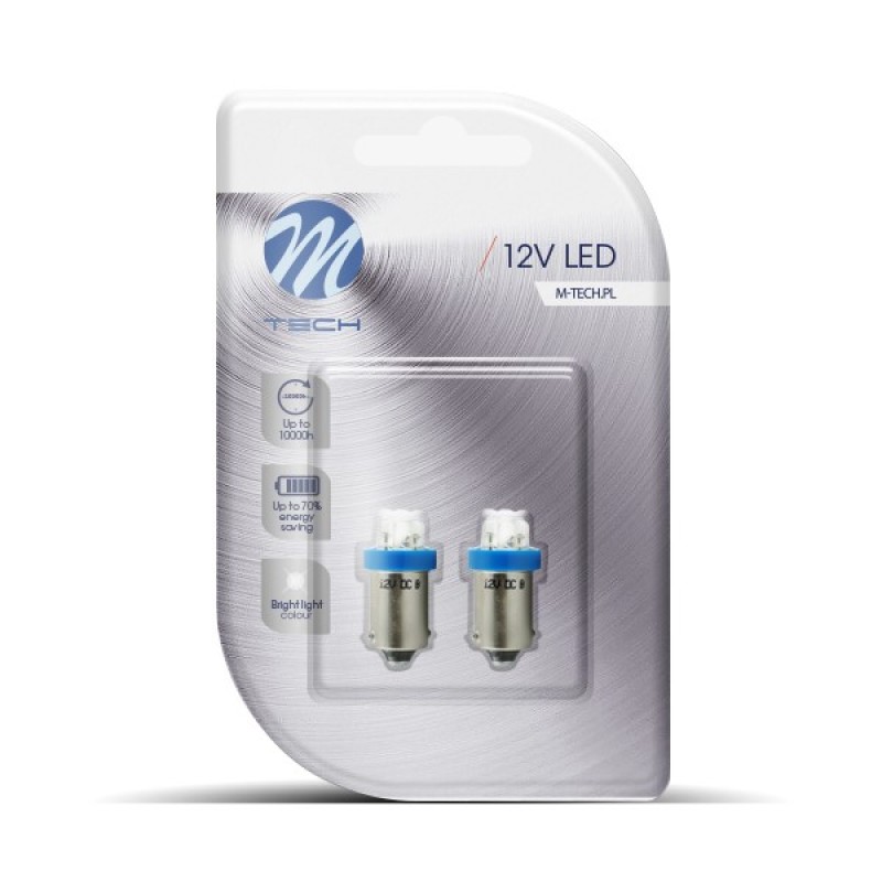 T4W 12V 0,96W BA9s (ΜΙΝΙΟΝ) LED 4xLED 3mm ΜΠΛΕ BLISTER 2ΤΕΜ. M-TECH - M-Tech - LB013B/MT T4W 12V 0,96W BA9s (ΜΙΝΙΟΝ) LED 4xLED 3mm ΜΠΛΕ BLISTER 2ΤΕΜ. M-TECH - M-Tech - LB013B/MT