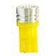T10 W5W 12V W2,1x9,5d LED 1xHP ΚΙΤΡΙΝΟ (ΚΑΡΦΩΤΟ ΑΚΑΛΥΚΟ) BLISTER 2ΤΕΜ. M-TECH - M-Tech - LB015Y/MT