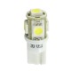 T10 W5W 12V W2,1x9,5d LED 5xSMD5050 ΛΕΥΚΟ (ΚΑΡΦΩΤΟ ΑΚΑΛΥΚΟ) BLISTER 2ΤΕΜ. M-TECH - M-Tech - LB054W/MT T10 W5W 12V W2,1x9,5d LED 5xSMD5050 ΛΕΥΚΟ (ΚΑΡΦΩΤΟ ΑΚΑΛΥΚΟ) BLISTER 2ΤΕΜ. M-TECH - M-Tech - LB054W/MT