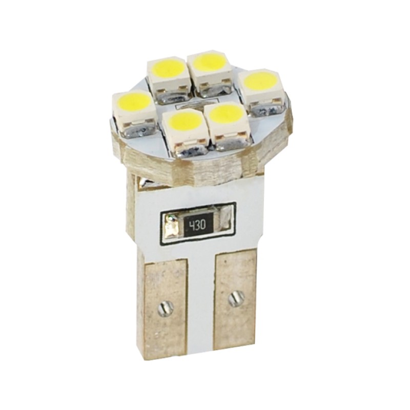 T10 W5W 12V W2,1x9,5d LED 6xSMD3528 ΛΕΥΚΟ (ΚΑΡΦΩΤΟ ΑΚΑΛΥΚΟ) BLISTER 2ΤΕΜ. M-TECH - M-Tech - LB079W/MT T10 W5W 12V W2,1x9,5d LED 6xSMD3528 ΛΕΥΚΟ (ΚΑΡΦΩΤΟ ΑΚΑΛΥΚΟ) BLISTER 2ΤΕΜ. M-TECH - M-Tech - LB079W/MT