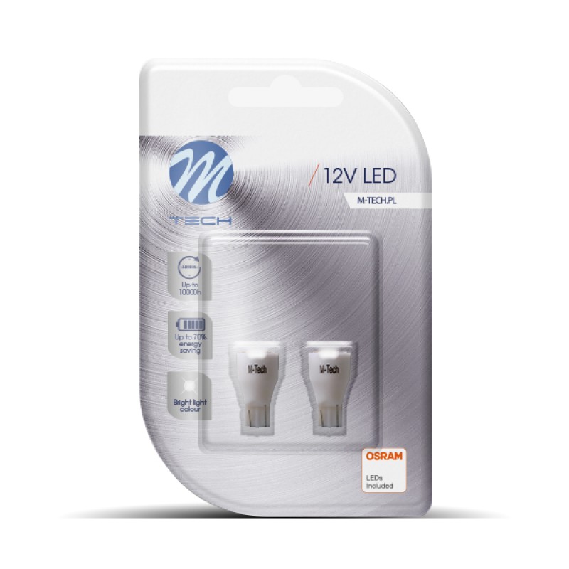 W16W 12V W2,1x9,5d 7xSMD2835 LED OSRAM ΛΕΥΚΟ BLISTER 2ΤΕΜ. M-TECH - M-Tech - LB111W/MT W16W 12V W2,1x9,5d 7xSMD2835 LED OSRAM ΛΕΥΚΟ BLISTER 2ΤΕΜ. M-TECH - M-Tech - LB111W/MT