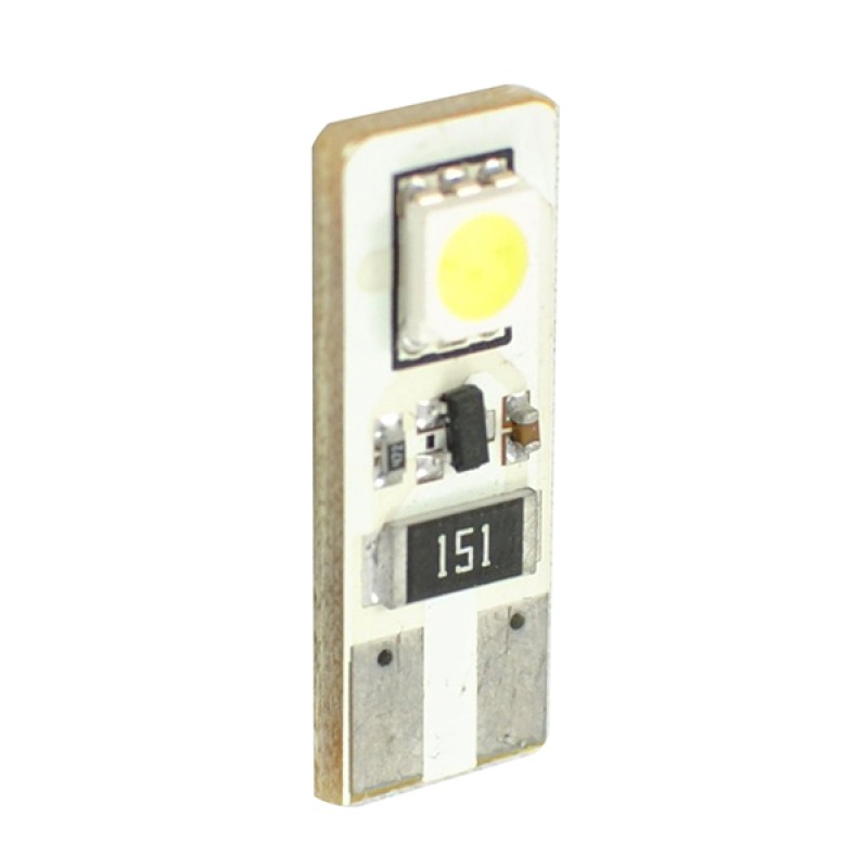 T10 W5W 12V W2,1x9,5d LED 2xSMD5050 ΛΕΥΚΟ (ΚΑΡΦΩΤΟ CAN-BUS) BLISTER 2ΤΕΜ. M-TECH - M-Tech - LB301W/MT