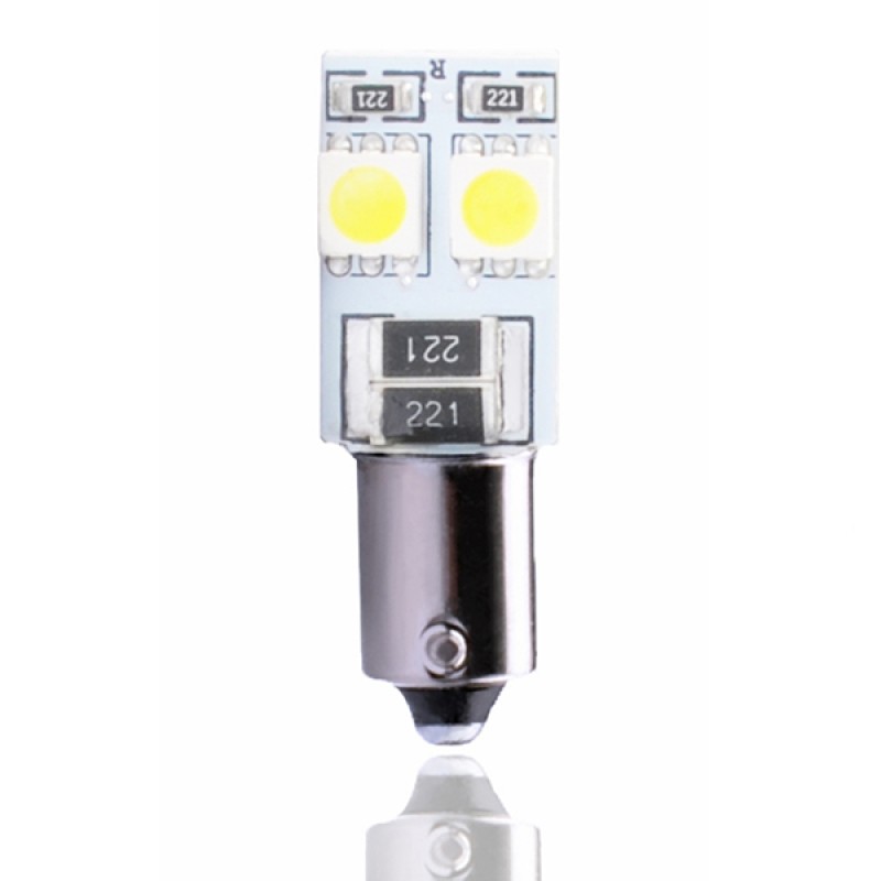 Λάμπα Ba9s 4xSMD 5050 CAN-BUS 12V Λευκή 2τεμ - M-Tech - LB314W/MT
