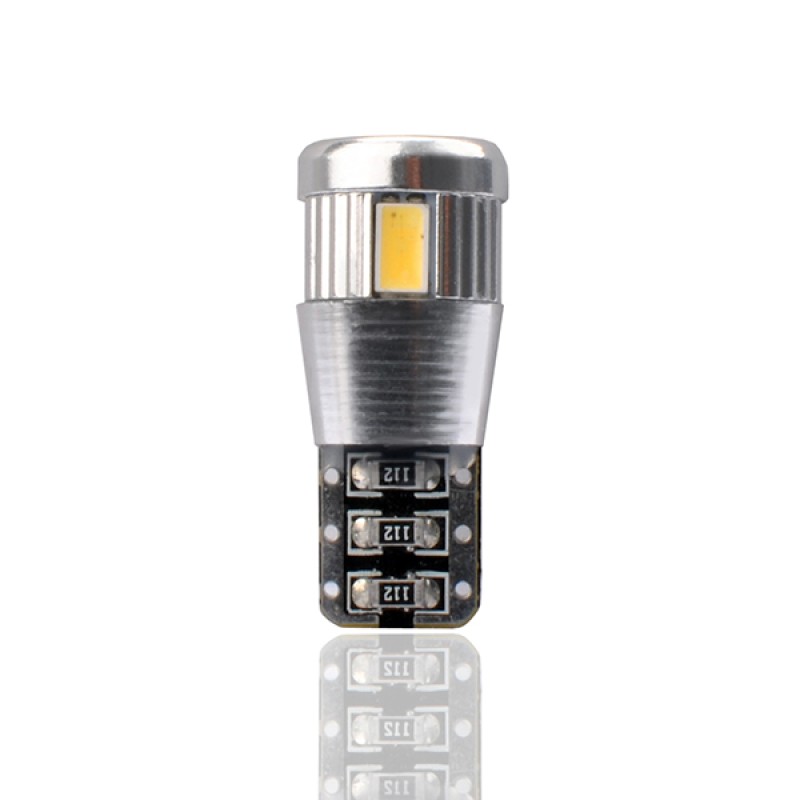 T10 W5W 12V W2,1x9,5d LED 6xSMD5730 ΛΕΥΚΟ (ΚΑΡΦΩΤΟ CAN-BUS) 2ΤΕΜ. M-TECH - M-Tech - LB338W/MT