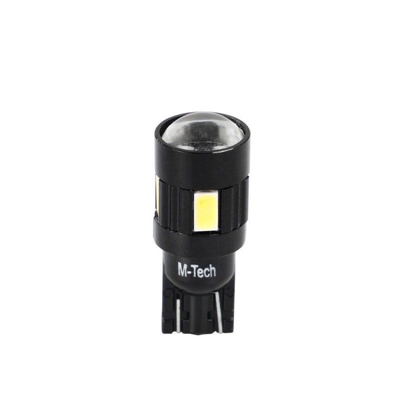 T10 W5W 12V W2,1x9,5d LED 6xSMD5730 ΛΕΥΚΟ (ΚΑΡΦΩΤΟ CAN-BUS) BLISTER 2ΤΕΜ. M-TECH - M-Tech - LB339W/MT T10 W5W 12V W2,1x9,5d LED 6xSMD5730 ΛΕΥΚΟ (ΚΑΡΦΩΤΟ CAN-BUS) BLISTER 2ΤΕΜ. M-TECH - M-Tech - LB339W/MT