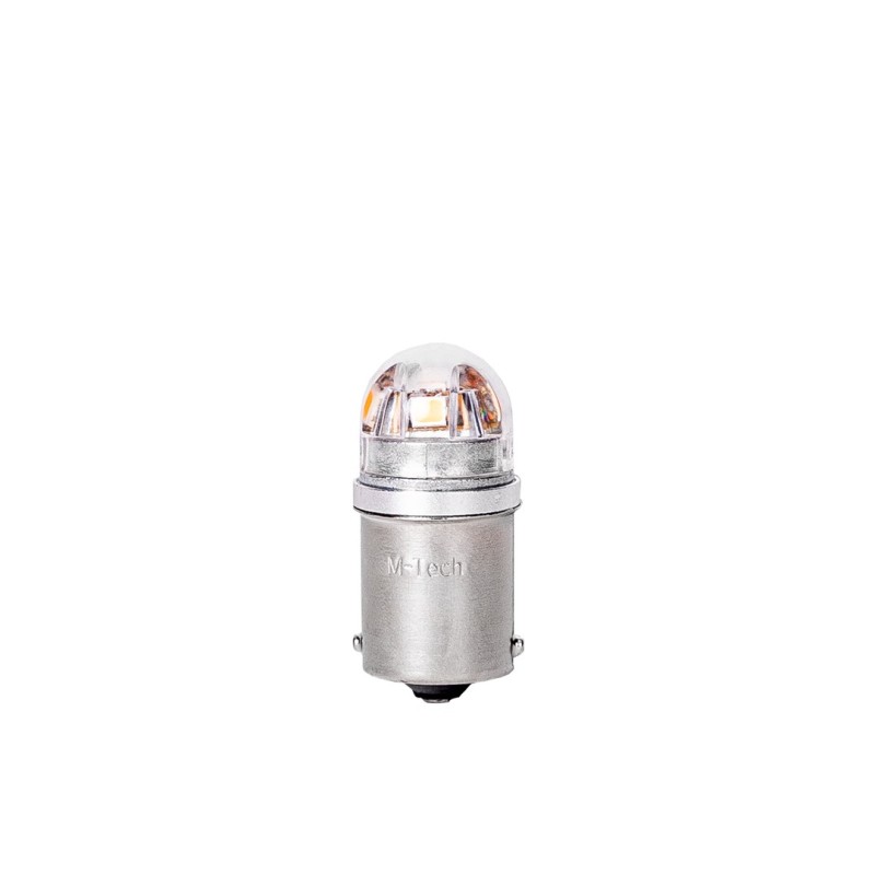 ΛΑΜΠΑΚΙΑ R5W 12/24V BA15s 5x2835SMD LED CAN-BUS ΠΟΡΤΟΚΑΛΙ (ΜΟΝΟΠΟΛΙΚΟ-ΦΟΥΝΤΟΥΚΙ) PLATINIUM BLISTER M-TECH - 2 ΤΕΜ. - M-Tech - LB833Y-02B/MT ΛΑΜΠΑΚΙΑ R5W 12/24V BA15s 5x2835SMD LED CAN-BUS ΠΟΡΤΟΚΑΛΙ (ΜΟΝΟΠΟΛΙΚΟ-ΦΟΥΝΤΟΥΚΙ) PLATINIUM BLISTER M-TECH - 2 ΤΕΜ. - M-Tech - LB833Y-02B/MT