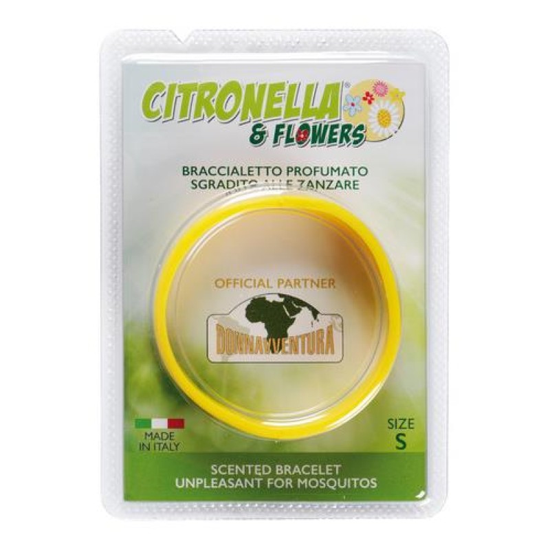 ΒΡΑΧΙΟΛΑΚΙ ΑΝΤΙΚΟΥΝΟΥΠΙΚΟ CITRONELLA ΚΑΙ FLOWERS (S) 5 cm (ΔΙΑΦΟΡΑ ΧΡΩΜΑΤΑ) - 1 ΤΕΜ. - Lampa - L.CF001S