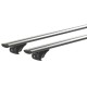 ΜΠΑΡΕΣ ΟΡΟΦΗΣ ΑΝΟΔ. ΑΛΟΥΜΙΝΙΟΥ SILENZIO (M) 120cm 100max  NORDRIVE (RAILING STANDARD/S/W) - 2 ΤΕΜ. - Nordrive - N15095